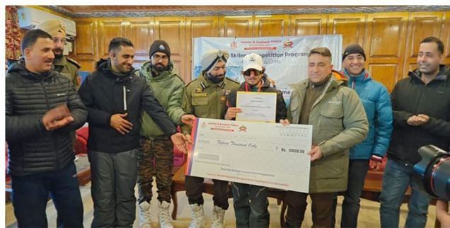 RPHQ B’la hosts thrilling skiing competition at Gulmarg
