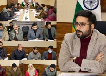 DC Srinagar conducts Tehsil wise review of Revenue related matters