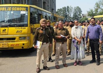 RTO Jammu conducts safety audit of school buses