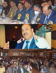 Afzal  Bhat honoured atJ&K Teachers Forum’s grand educational conference in Srinagar