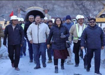 Railway Board Chairman carries out inspection of USBRL project
