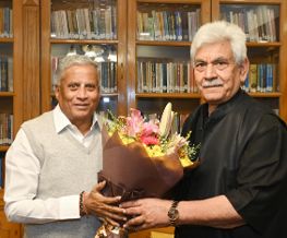 Railways MoS, KCCI Chief, Others Call on LG Sinha