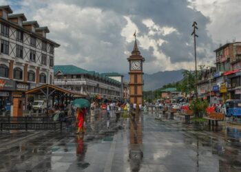 Wet weather to persist across J&K; heavy rain likely from Aug 16-19