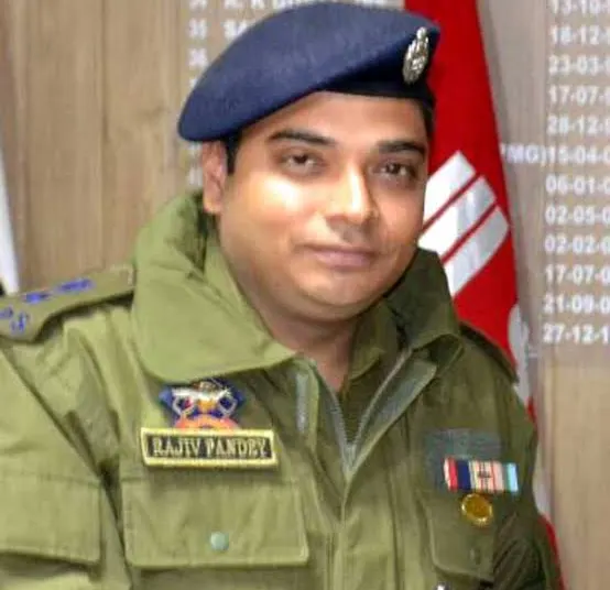 Rajiv Pandey Posted DIG Central Kashmir