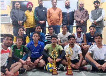 GDC Ramban organises maiden Intra-College Men Volleyball Rolling Trophy