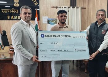 Ramban FPO gets Rs 25 lakh for Milk Value Addition Unit