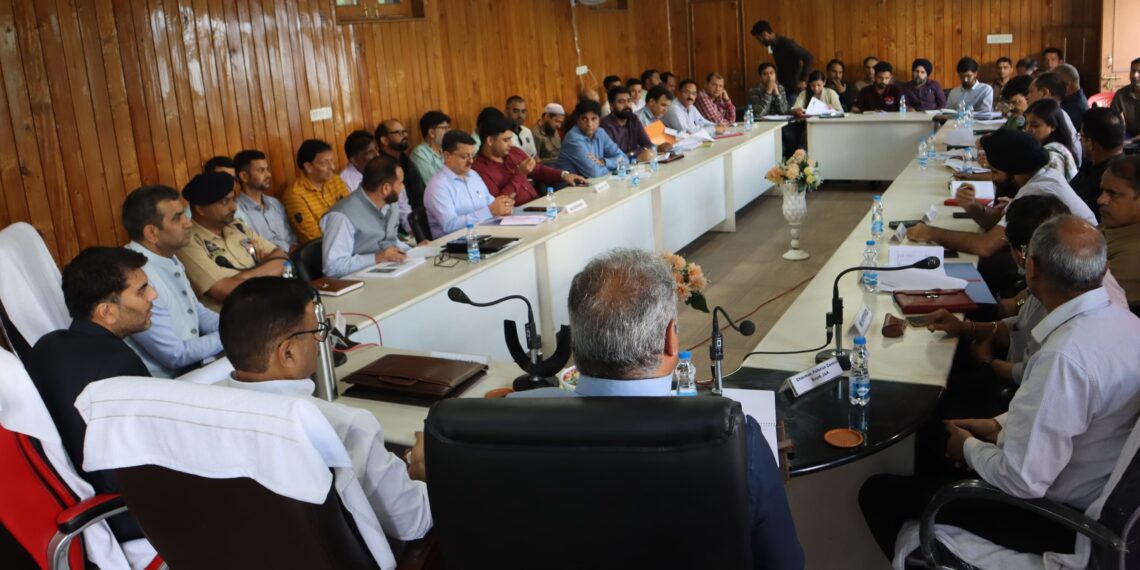 Rana chairs reviews development projects in Ramban; stresses timely execution, quality monitoring