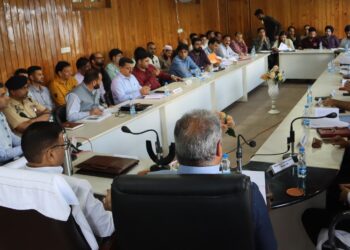 Rana chairs reviews development projects in Ramban; stresses timely execution, quality monitoring