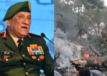 CDS Gen , his wife ,11 others die in IAF chopper crashe in Tamil Nadu