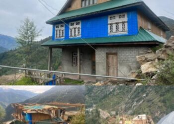 Reasi Admin demolishes illegal house of Mohd. Auraf Sheikh for alleged involvement in militancy