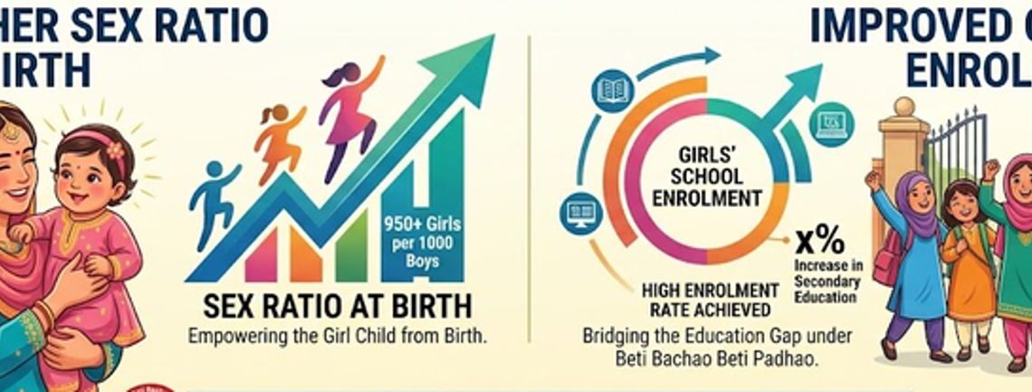 J&K Records Higher Sex Ratio at Birth, Improved Girls’ Enrolment Under BBBP