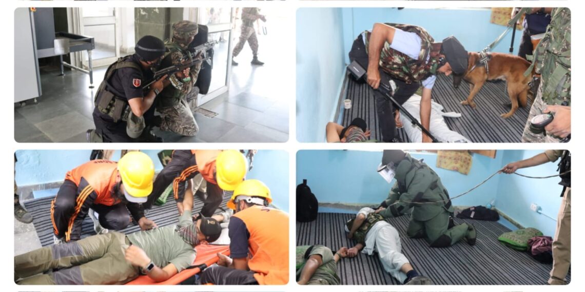 Police Conduct Contingency Response Rehearsal at Railway Station Baramulla