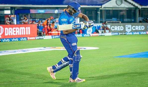 IPL 2021: Rohit Sharma wears special shoes, bats for conservation of rhinos