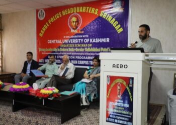 RPHQ Srinagar hols seminar, commemorating 150th birth anniversary of Sardar Vallabhbhai Patel