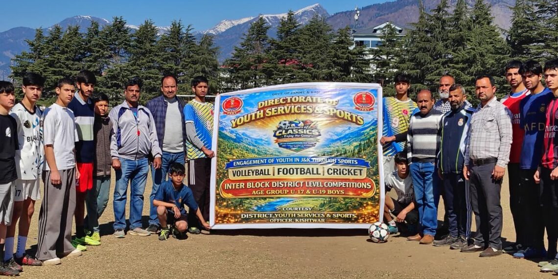 Youth Engagement Prog 2026 ignites football revolution at Chowgan Ground, Kishtwar   