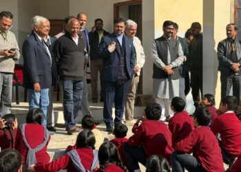 Satish Sharma visits Balgran Channi Rama, reviews facilities, announces sports upgrades   