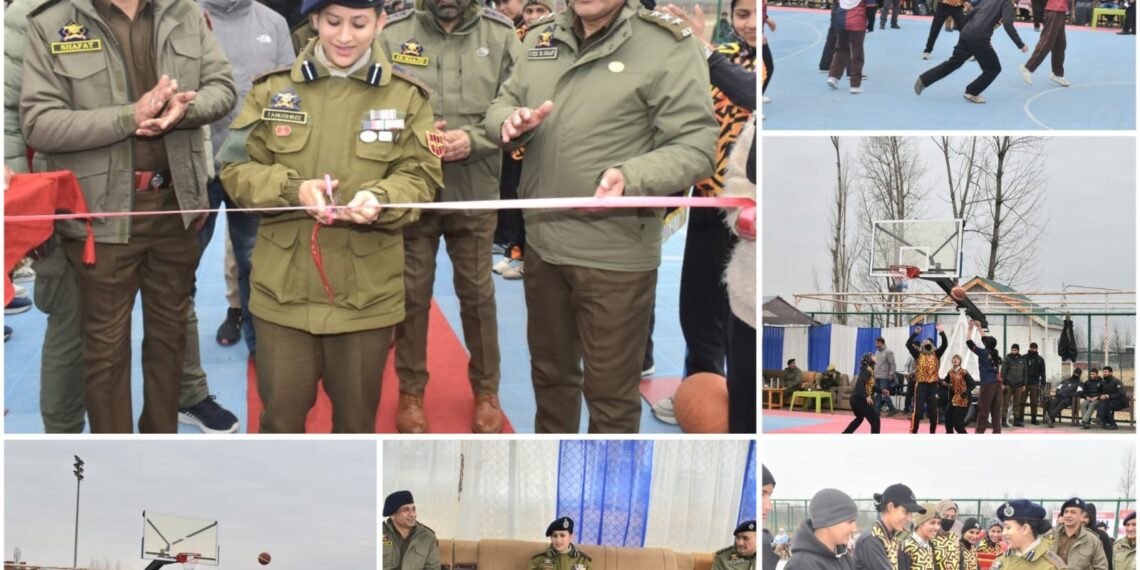 Police inaugurates Boys & Girls basketball tournaments in Pulwama