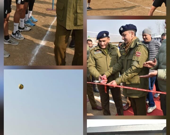 Police kickstarts volleyball tournament in Pulwama