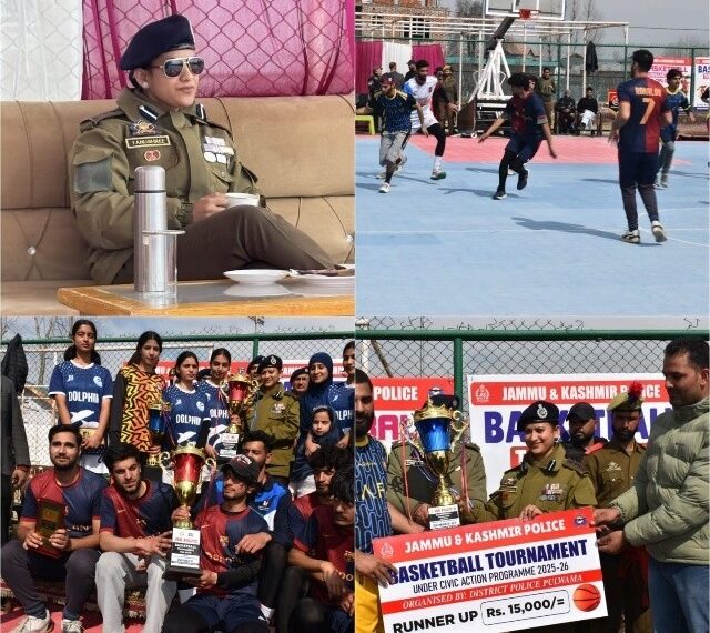 Boys & Girls Basketball tournaments concludes in Pulwama, HR Ballers & Dolphin Club emerge champions   