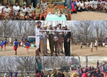 Police organises Volleyball tournament in Shopian   