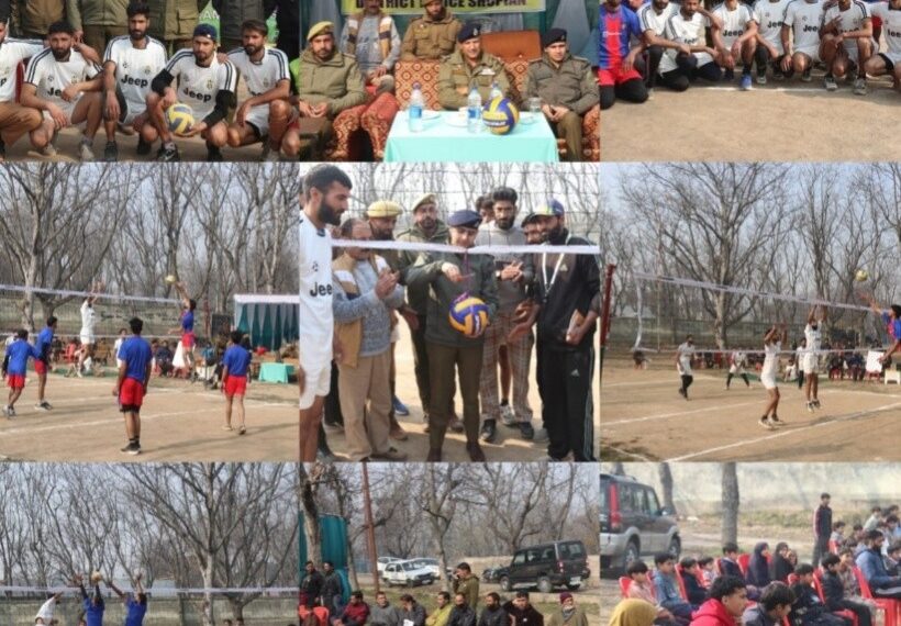 Police organises Volleyball tournament in Shopian