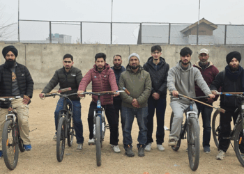 J&K Cycle Polo Teams Depart for National Championship at Ara, Bihar