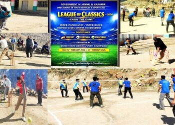  Grassroots to Glory: Youth Engagement Prog 2026 kicks off with multi-sport trials in Distt Kishtwar   