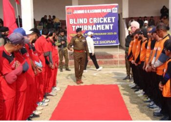 Police inaugurates Cricket Tournament for Specially-abled persons in Shopian