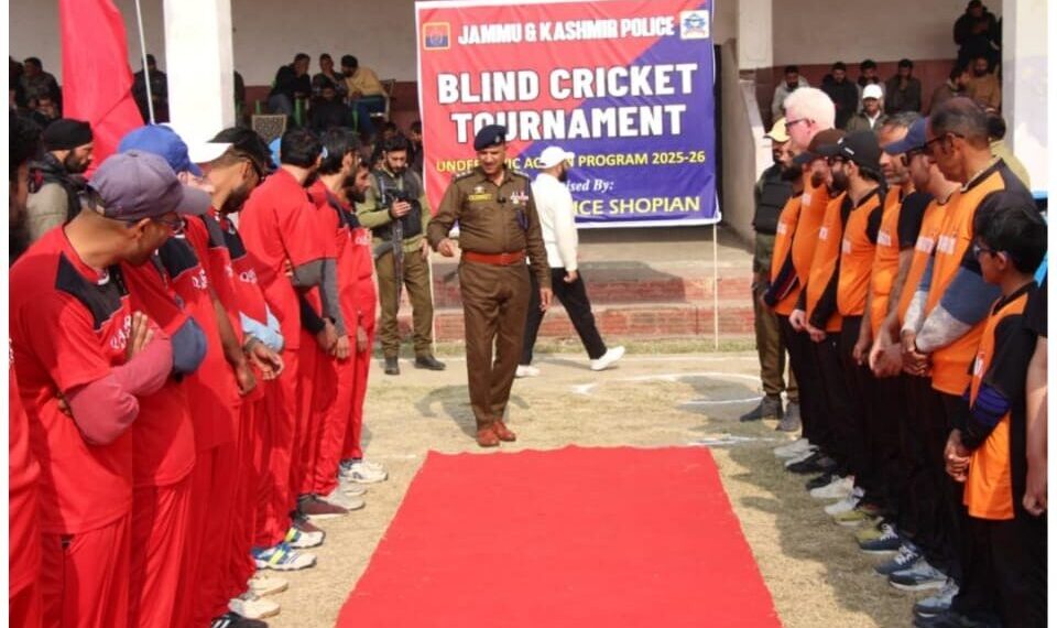 Police inaugurates Cricket Tournament for Specially-abled persons in Shopian