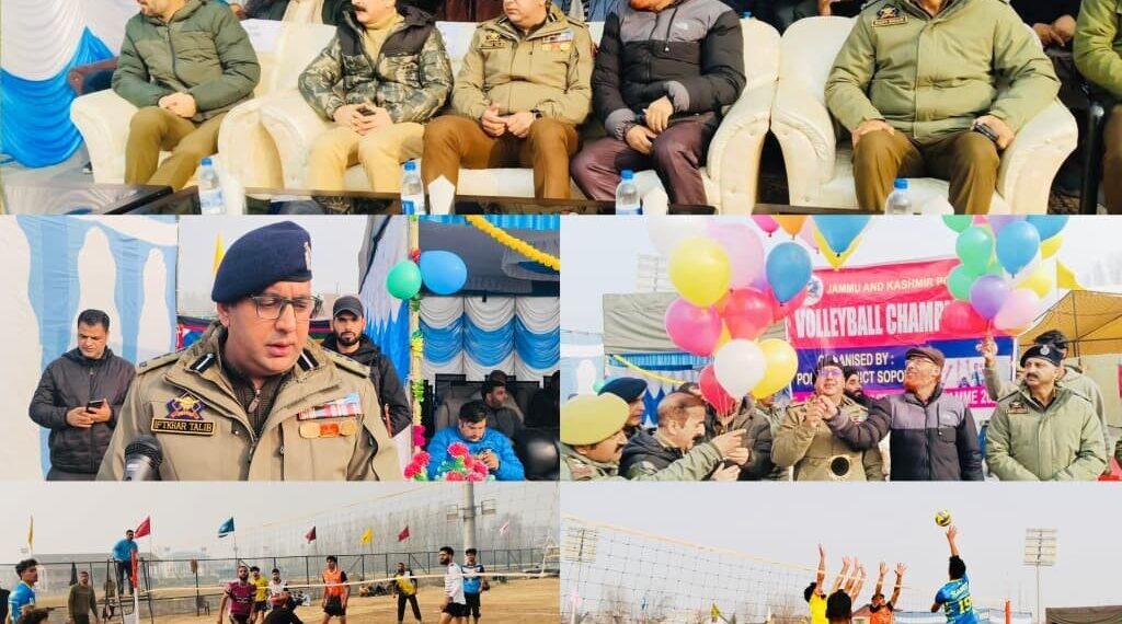 Police organise Volleyball championship in Sopore   
