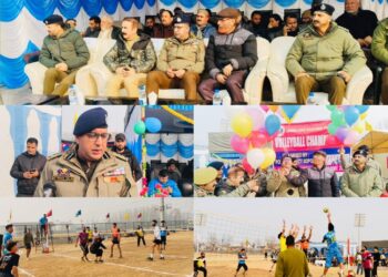 Police organise Volleyball championship in Sopore   