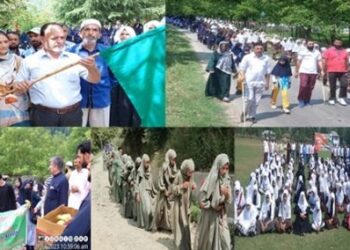 YS&S Deptt conducts Trekking prog across Kupwara