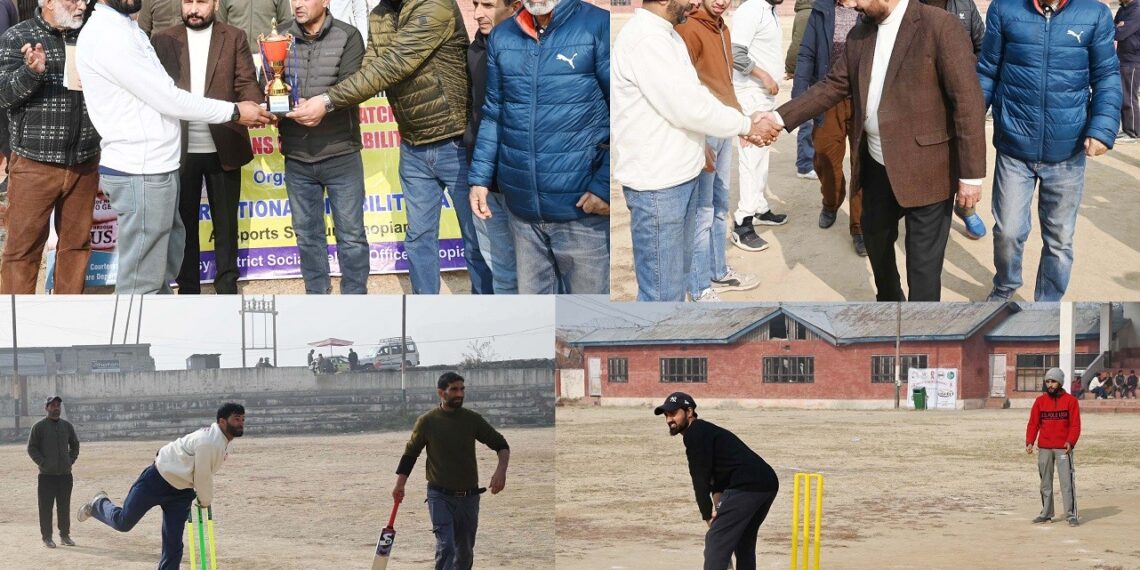 Shopian hosts Special Cricket match for Persons with Disabilities on World Disability Day      