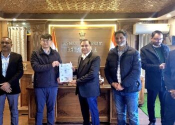 Distt Admin B’la signs MoU with NHPC to upgrade Sports Infra in the Distt   