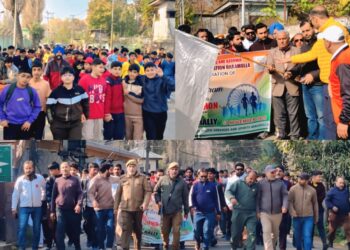 Baramulla Witnesses Grand ‘Run for Vande Mataram’ Youth Marathon, Patriotic Rally