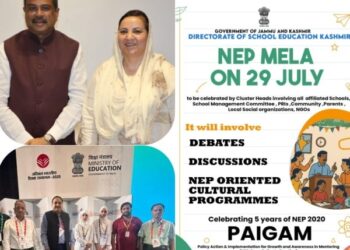 Sakeena Itoo highlights success of J&K’s “Paigam” NEP mela at Akhil Bhartiya Shiksha Samagam in New Delhi
