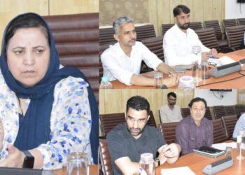 Sakeena Itoo reviews healthcare scenario in Budhal, Surankote assembly constituencies