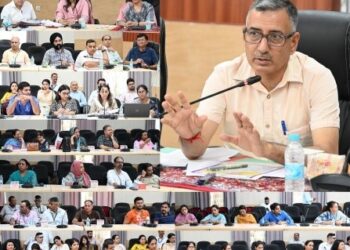 One day sensitization workshop on NVBDCP held at DC Office Samba