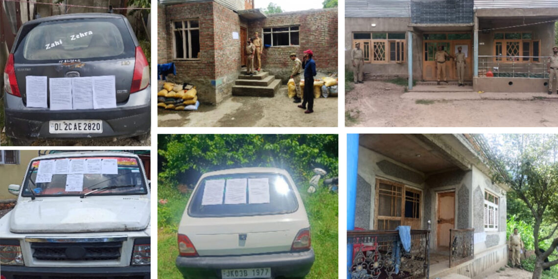 Baramulla | Police Seize Property Worth  2.1 Cr From Drug Smugglers