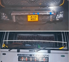 2 vehicles seized for Illegal extraction, transportation of minerals in Awantipora: Police