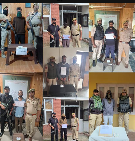 Seven Drug Peddlers Arrested, Contraband Substance Recovered In Anantnag & Handwara: Police