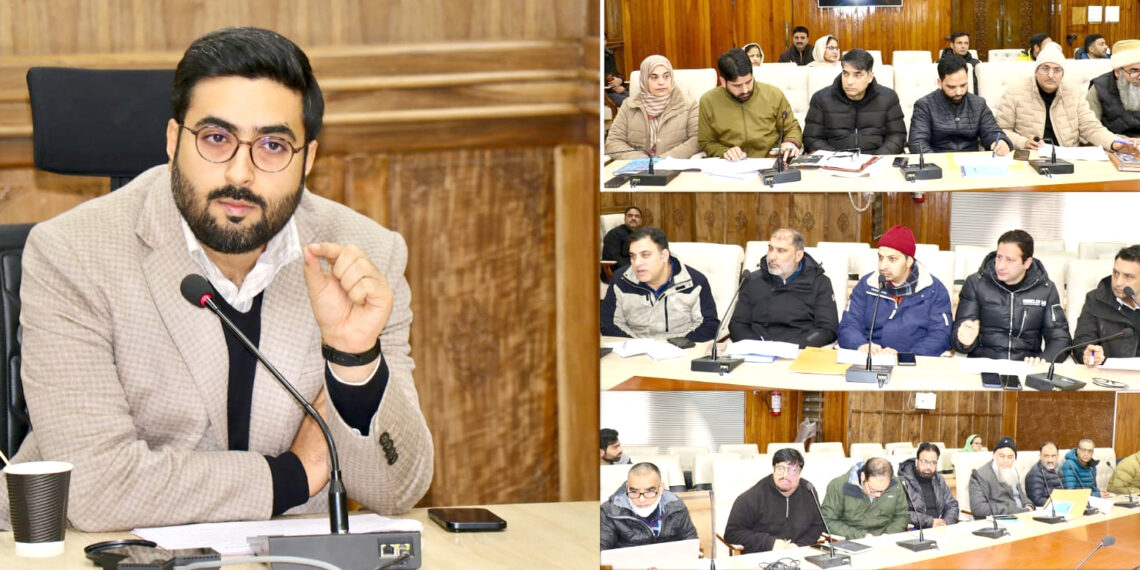 DC Srinagar reviews developmental scenario of district; takes stock of Distt Capex & CDF Works