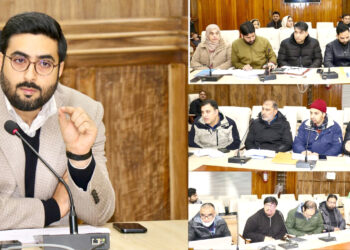 DC Srinagar reviews developmental scenario of district; takes stock of Distt Capex & CDF Works