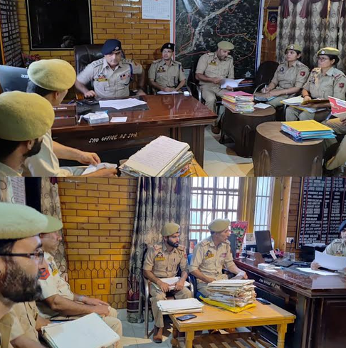 Shopian Police Orders Rapid Disposal of Pending Cases in Key Crime Review Meeting