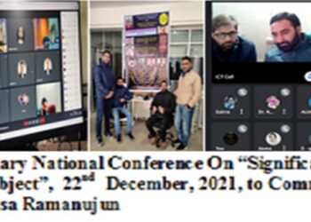 National Conference on “Significance of Mathematics as an Interdisciplinary Subject”, National Mathematics Day 2021 held at SKUAST Srinagar