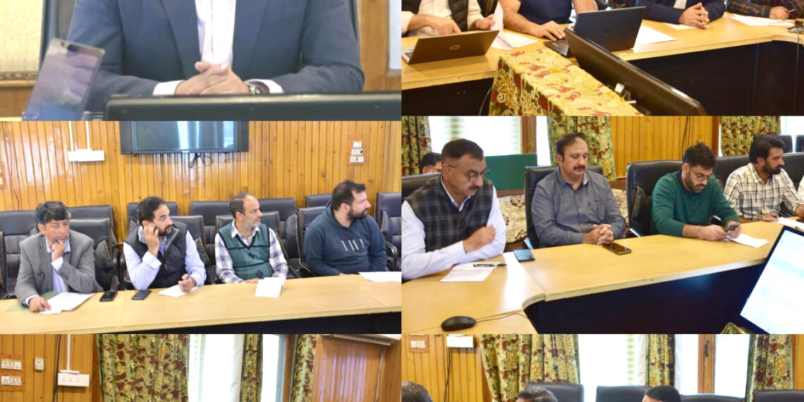 City Municipal Commissioner Srinagar reviews Progress of ongoing Projects under NCAP