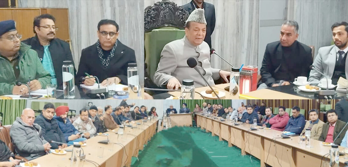 Speaker Assembly interacts with media fraternity ahead of Budget session
