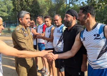 Inter Zone sports tournament begins at Gulshan Ground Jammu   