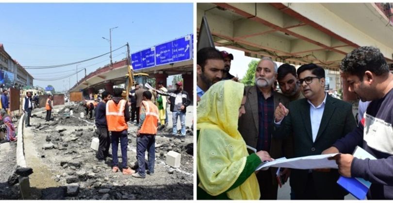 CEO SSCL inspects Jehangir Chowk Junction Improvement