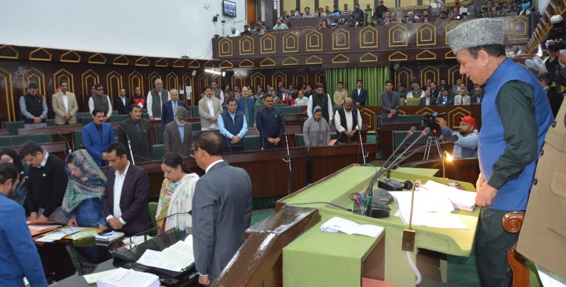 Assembly mourns demise of Peerzada Ghulam Ahmad Shah, Brij Mohan Sharma